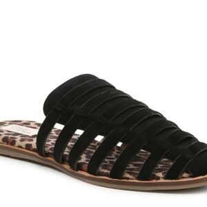 Crown Vintage Black Slide Sandals